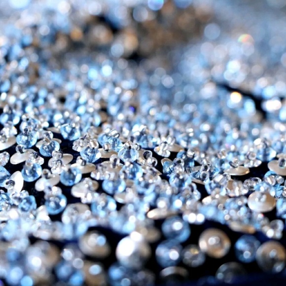 NAEEM KHAN Beaded Halter Long Gown Dress 4 Silk - Picture 6 of 8